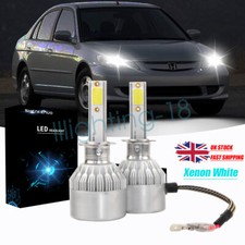 FOR HONDA CIVIC TYPE R S FACELIFT EP3 XENON WHITE LED BULB LIGHTS CONVERSION KIT