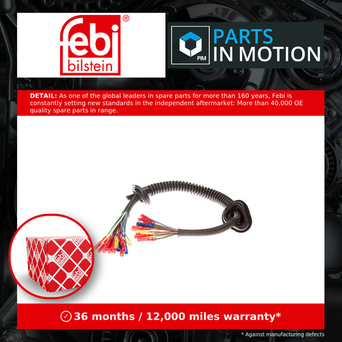 Boot lid cable repair set - boot, fits