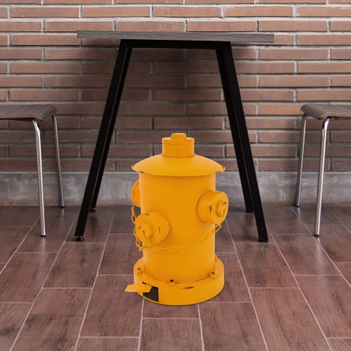 Yellow garbage can 5l - yellow,