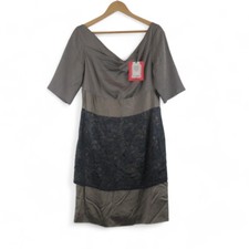 Fee G Dress UK 14 Short Sleeve Lace V Neck With Tags RRP £185.00 Preloved