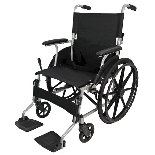 Aluminium wheelchair - aluminium,