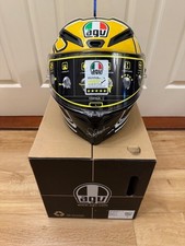 AGV CORSA R ROSSI GOODWOOD MOTORCYCLE HELMET SIZE LARGE 60/ 61 PLEASE READ