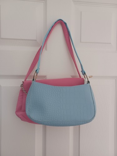 Handbags small blue and pink - blue,