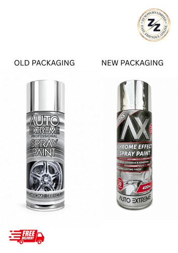 Chrome effect spray - chrome, paint