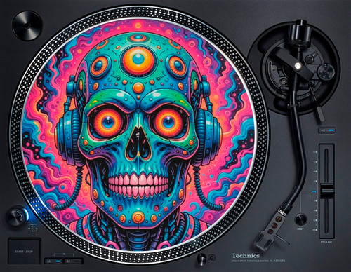 Cyborg futuristic robot skull - cyborg,