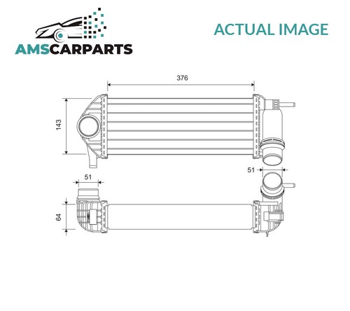Intercooler radiator 822948 - intercooler,