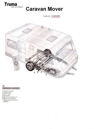 Carver truma caravan - truma, mover