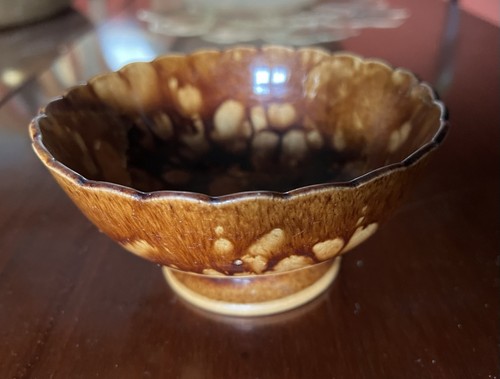 Scottish treacle glazed bowl - scottish,