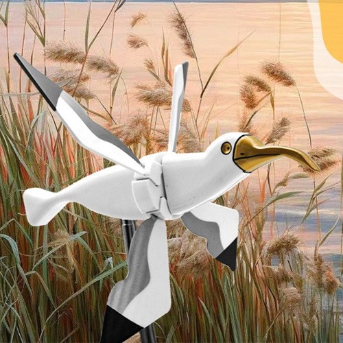 Seagull wind spinner - spinner, garden