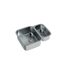 Nur Undermount Kitchen Sink – Satin Stainless Steel – 590x460x175mm