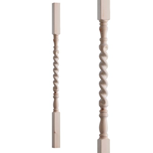 Stair spindle rope twist - stair,