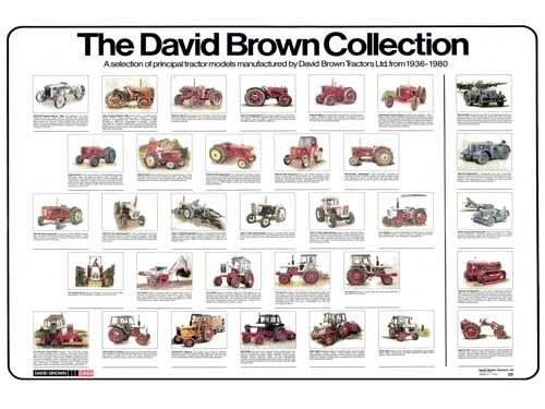 David brown case tractor - brown,