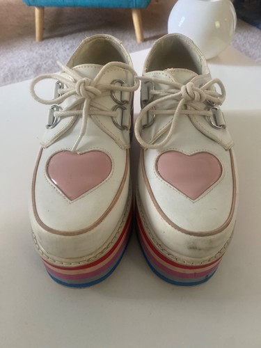 White with pink patten - white,