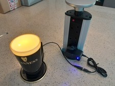 Guinness Illuminated Bar Top Pub Pump Font Light (Working)