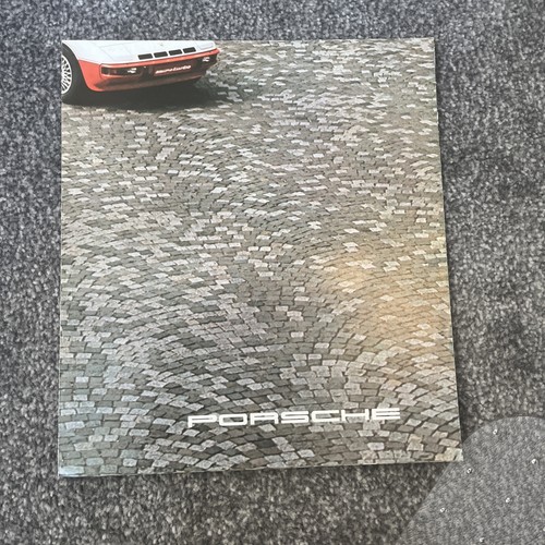 Porsche range fold out - out, uk