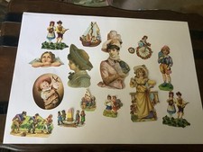 Vintage Paper Scrap. People