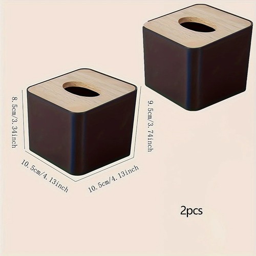 1pc elegant square tissue box - 1pc,