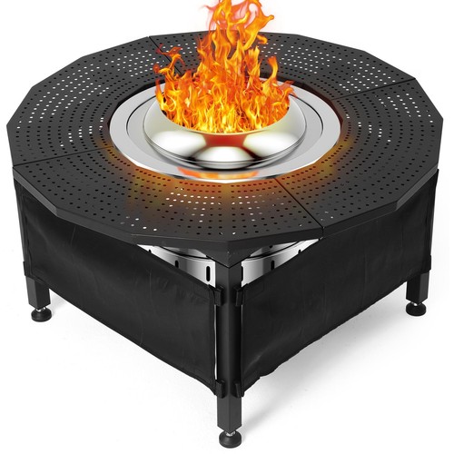 Fire pit surround tabletop - fire,