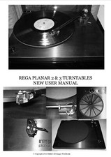 REGA PLANAR 2 & 3 New User