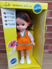 Vintage Rosebud Sandra Doll Mattel Retro 1960s 70s Boxed 16" Fashion Vinyl
