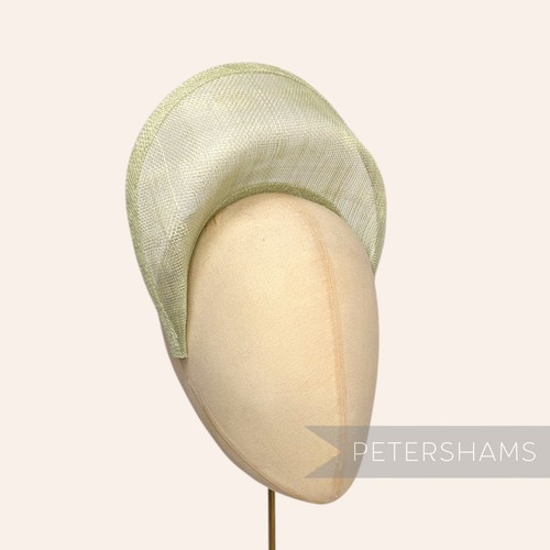Halo crown sinamay fascinator - sinamay,