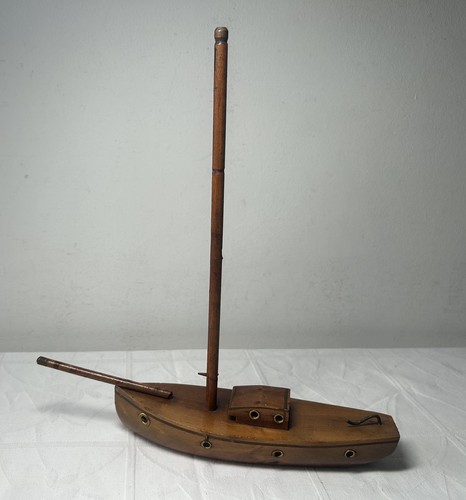 Vintage wooden model - vintage, boat