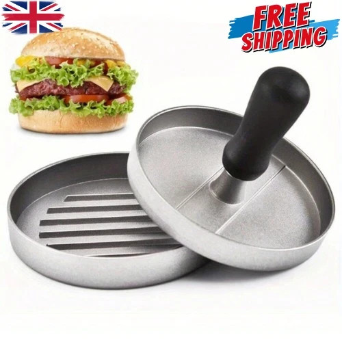 Burger press round aluminum - burger,