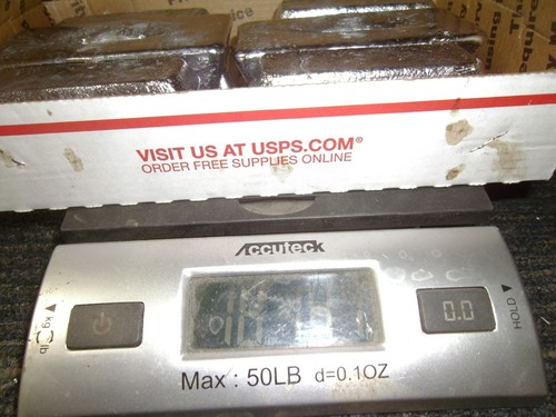 18lb lead ingots clean and