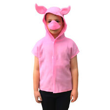  CHILDS PIG EARS NOSE AND TAIL FANCY DRESS SET ANIMAL COSTUME OUTFIT PEPPA FARM