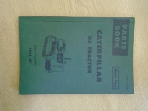 Caterpillar tractor 85a1 - d4,