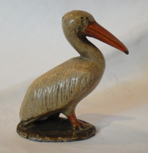 Antique cold painted bronze - painted,