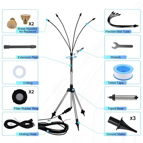 Outdoor patio misting system - patio,