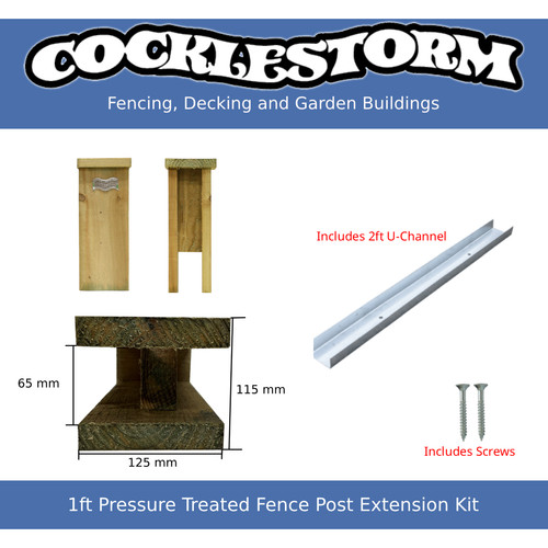1ft tanalised timber concrete - tanalised, timber/concrete