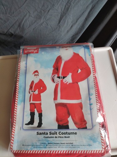 Santa suit costume size - uk,