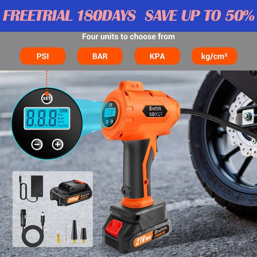 Rechargeable tyre inflator - rechargeable,
