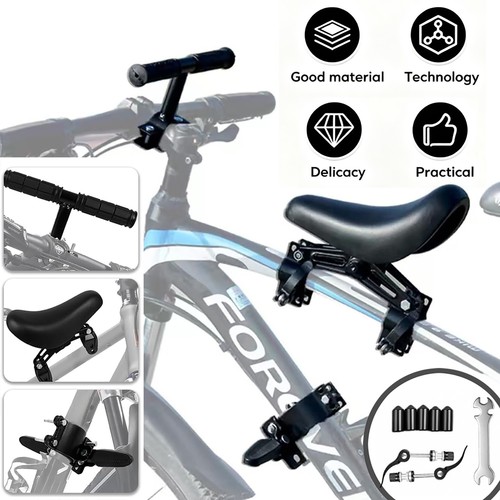 Mounted child bike seat - mounted, front