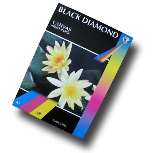 Black diamond canvas - diamond, a3