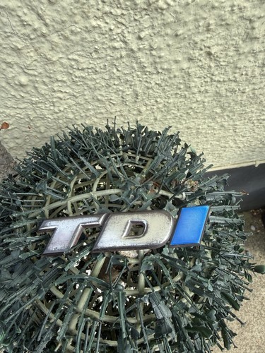 Rear tdi badge - vw,
