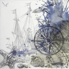 4x Single Paper Napkins for