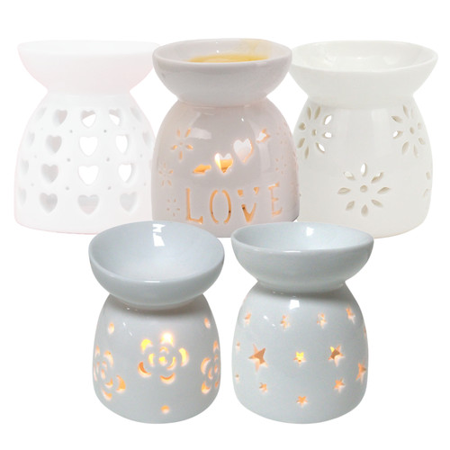 White ceramic wax oil - ceramic,