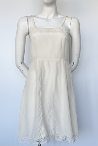 Antique 1920s pure silk ivory - 1920s,