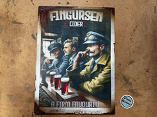 Fingursen Cider Sign Man Cave
