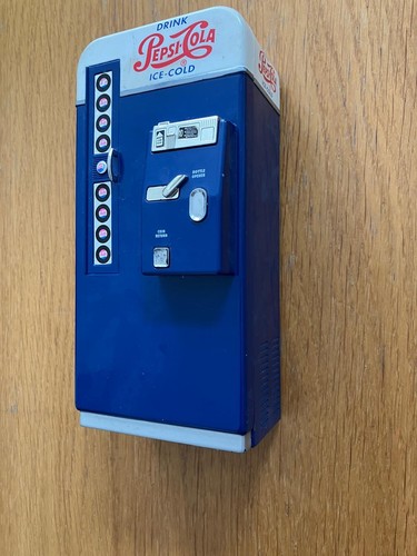Pepsi metal fridge - metal, shaped