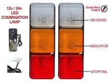 Ifor Williams Horsebox HB505, HB510 LED Rear Light Upgrade Pair 12-24v