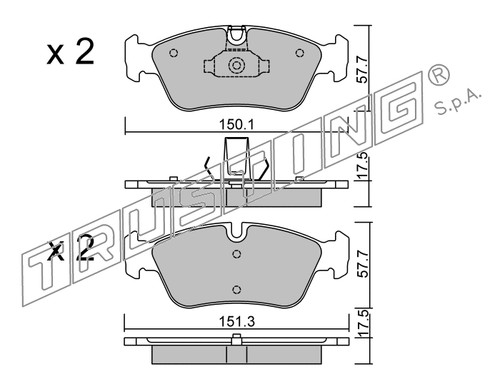 Brake pads ant - brake, series