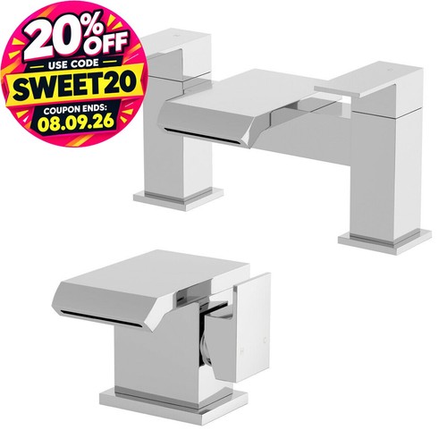 Modern waterfall bathroom taps - modern,