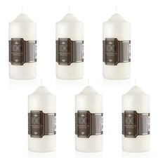 Unscented Pillar Candles