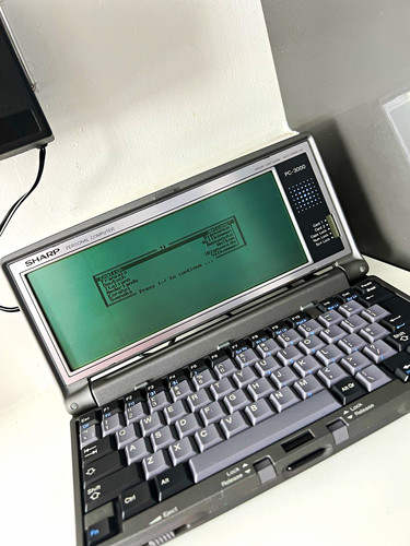 Sharp 3000 series with case - sharp, pc-3000