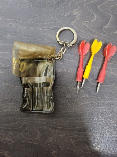 Vintage dart set - set, keyring