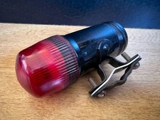 DRYDEX by EXIDE:  Bicycle REAR LIGHT Black Metal Complete but Untested - VINTAGE